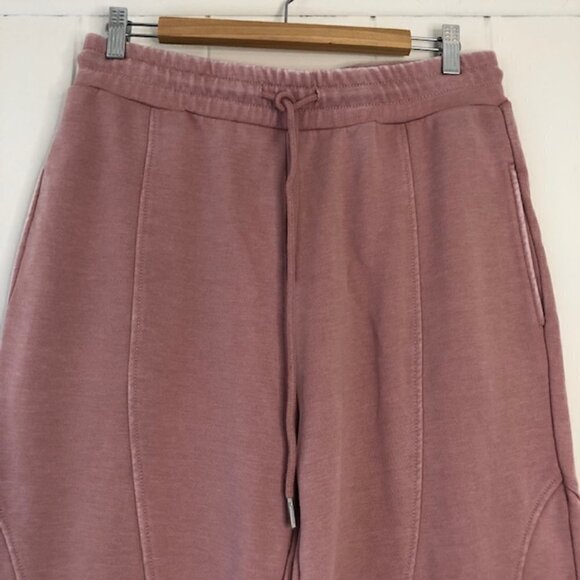 7 for All Mankind Womens French Terry Seamed Joggers Medium - Picture 4 of 11
